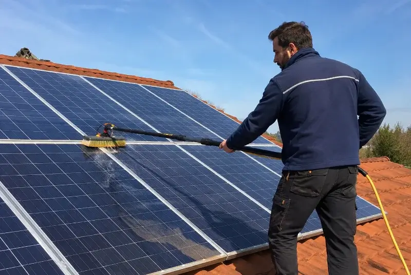Nettoyage et entretien de panneaux solaires à Saint-Léger-de-Linières